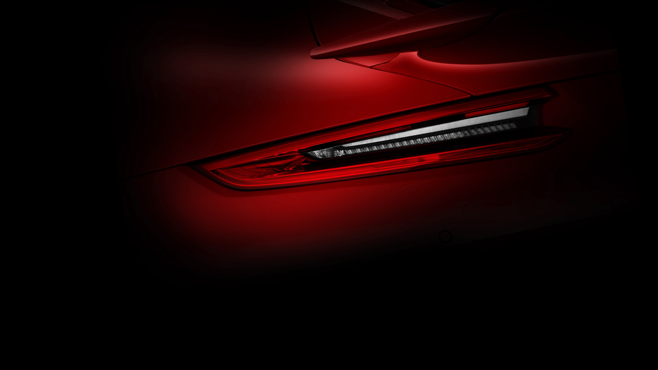 1280x720 Wallpaper Tail lights, Huawei Mate RS, Porsche Design, Black