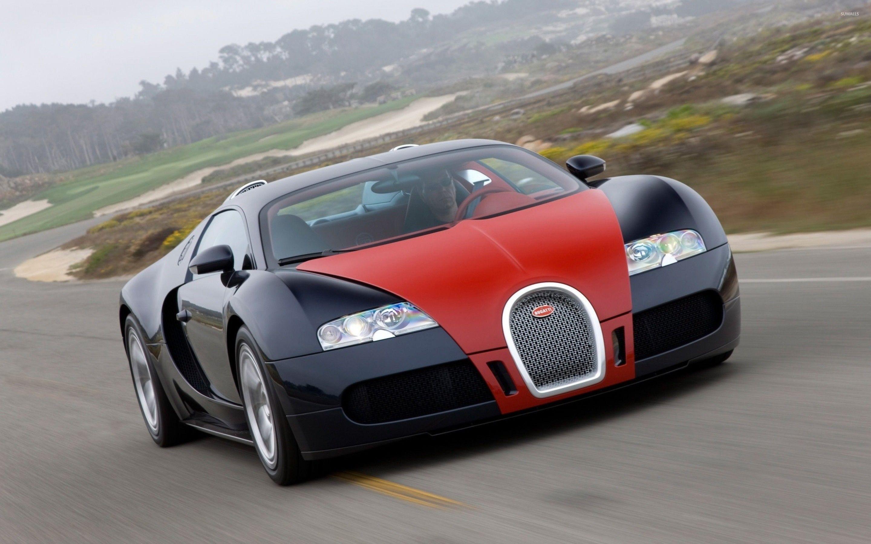 2880x1800 Black Bugatti Veyron Wallpaper background picture