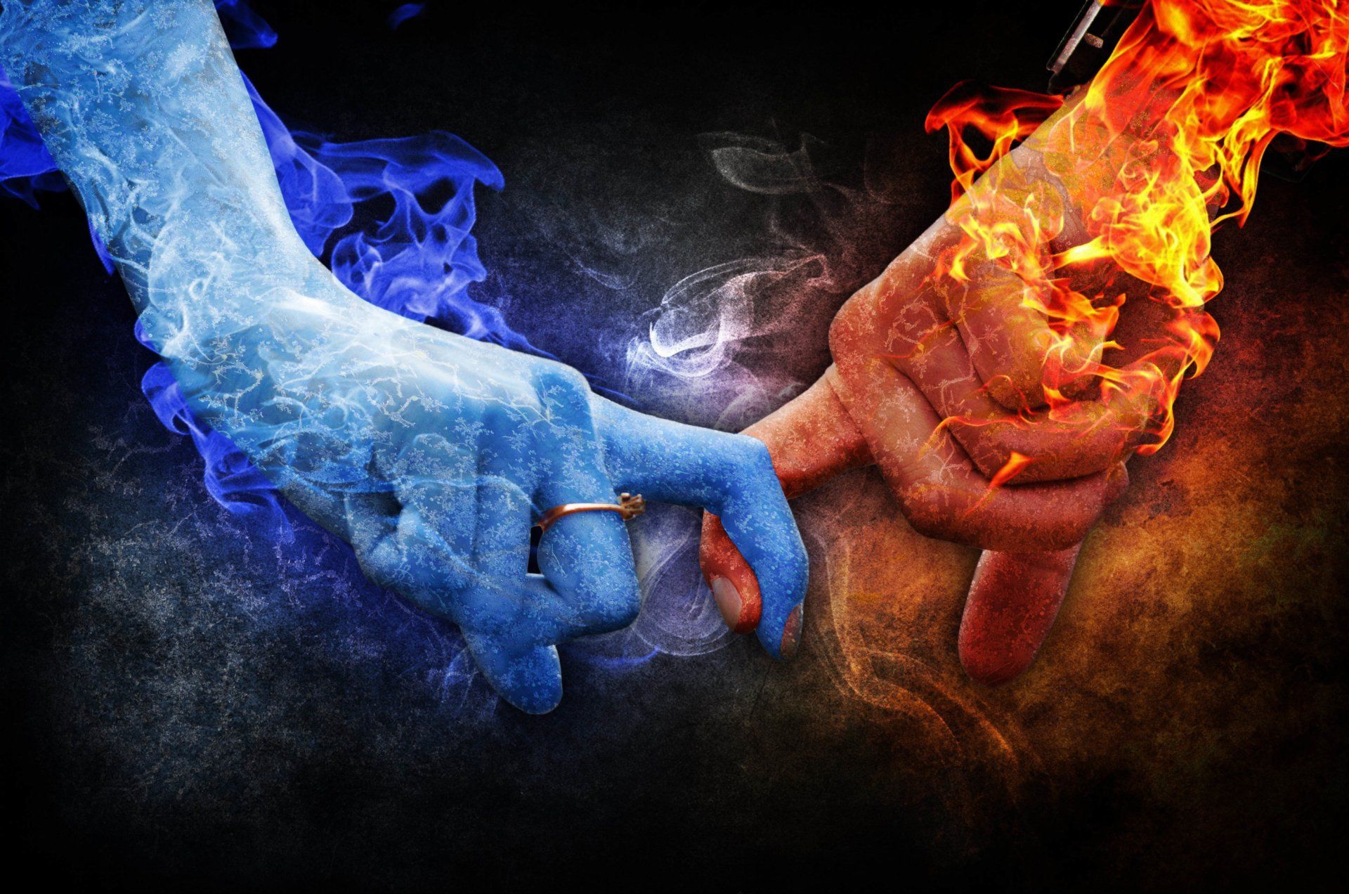 1920x1272 Download Love Artistic Hand HD Wallpaper