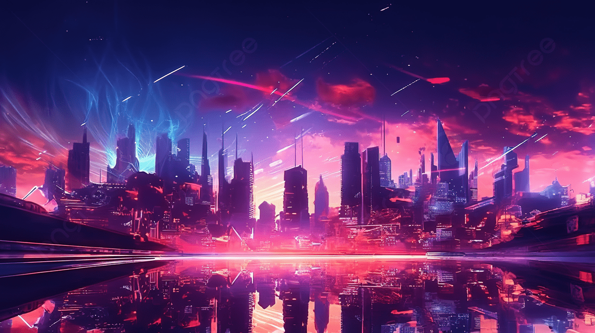 1200x673 Modern Cyberpunk 3D Rendering