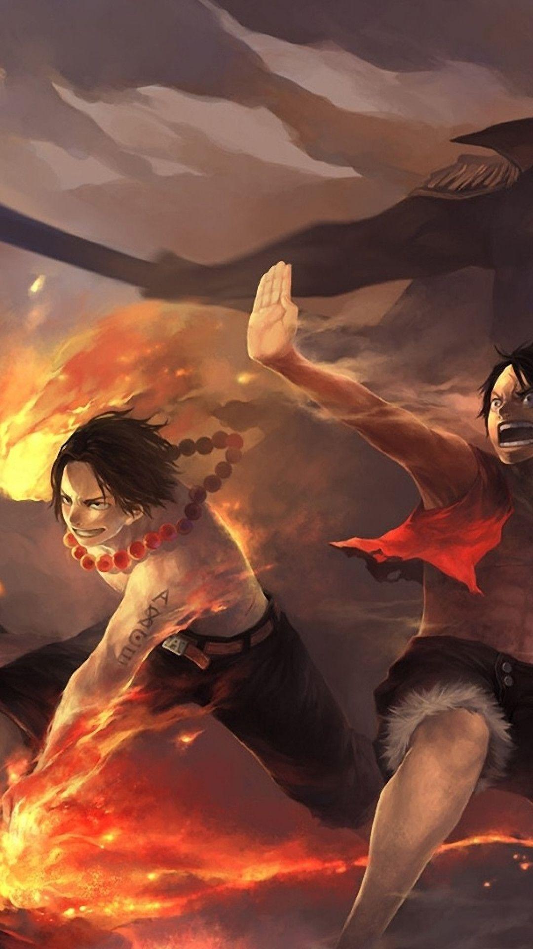 HD wallpaper One Piece Luffy Ace and Sabbo wallpaper Monkey D Luffy  Sabo  Wallpaper Flare