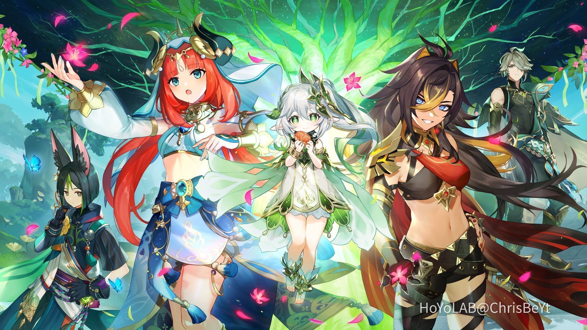 2048x1152 Sumeru Wallpaper Genshin Impact