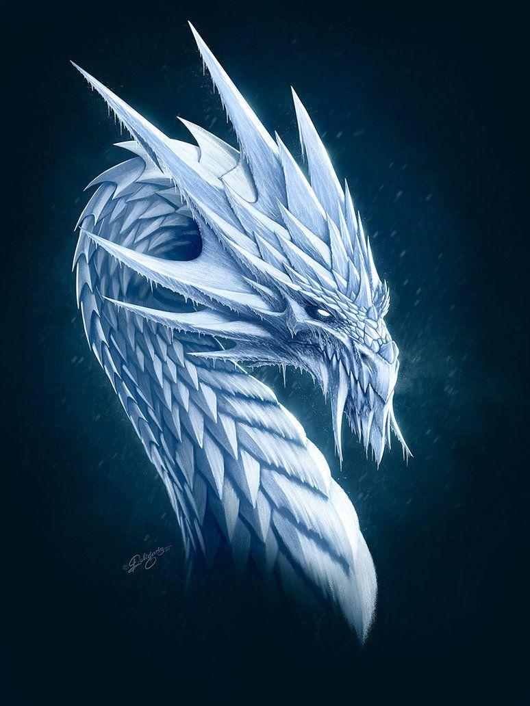 Ice dragon wallpaper by Ttvcreepyden1  Download on ZEDGE  02ad