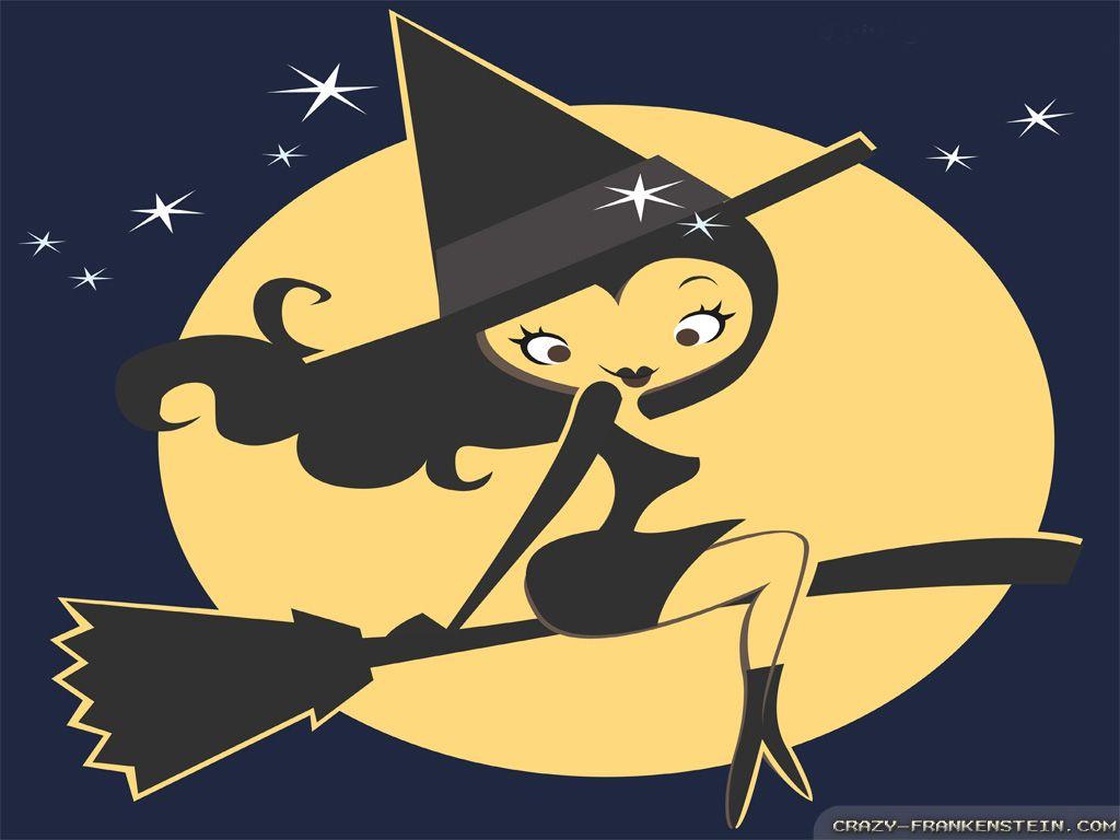 1024x768 Halloween Witch wallpaper