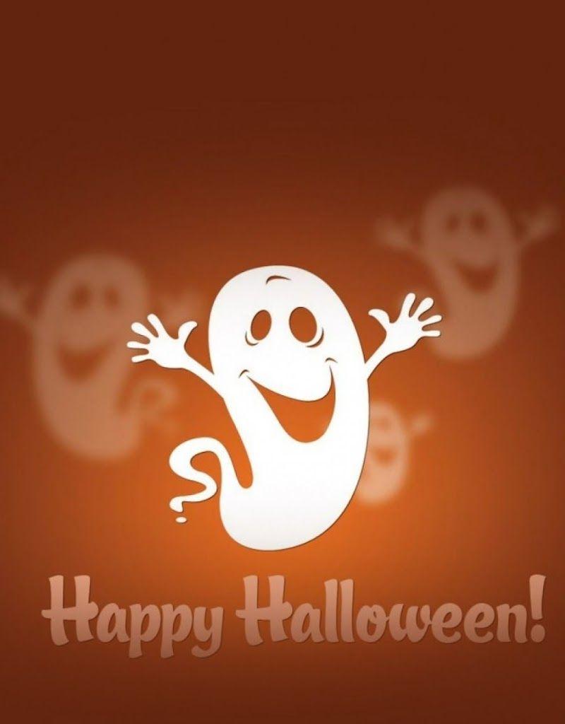 800x1024 Android Best Wallpaper: Happy Halloween Cute Ghost Android