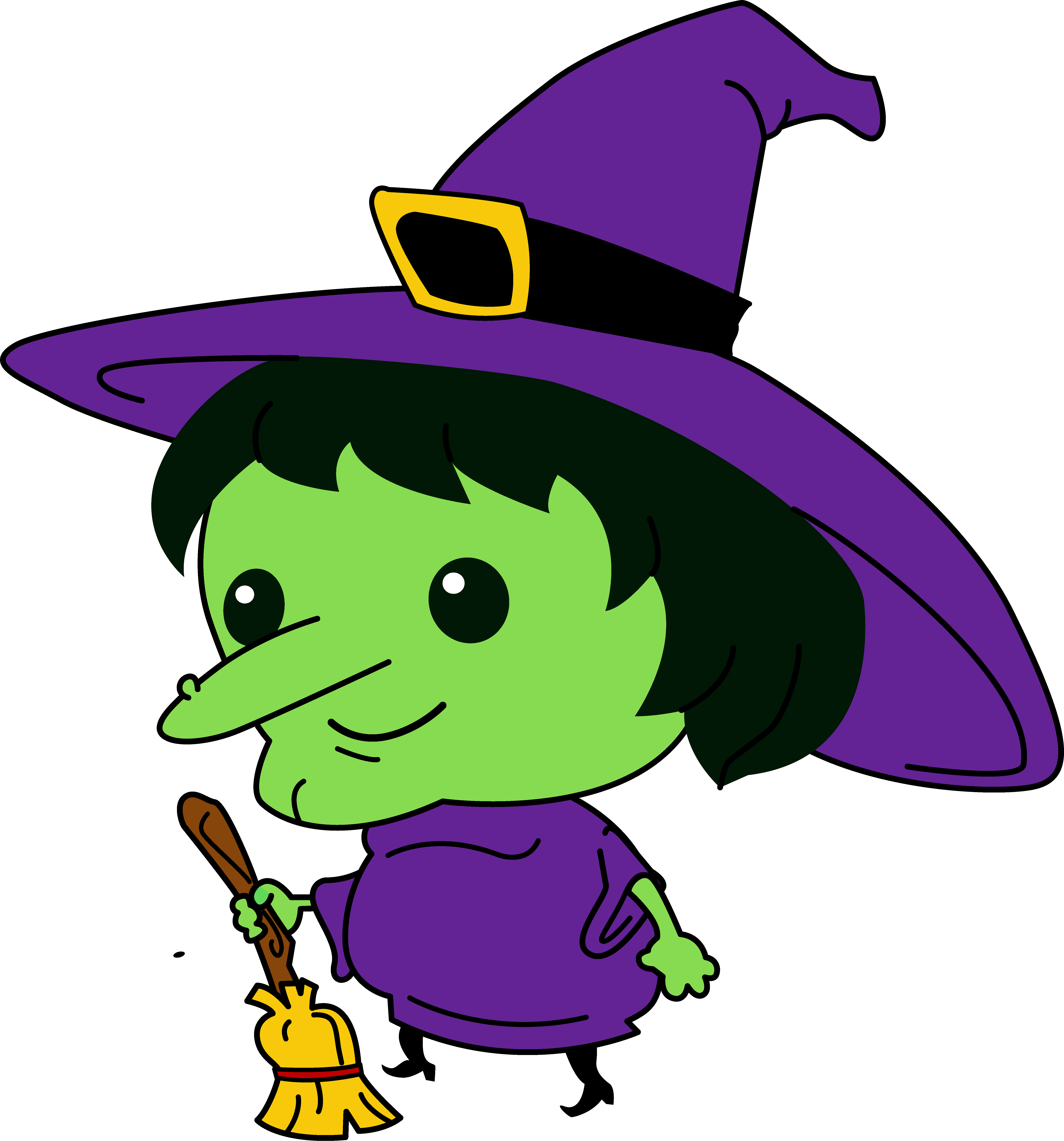 6085x6528 Free Cute Witch Clipart, Download Free Clip Art, Free Clip