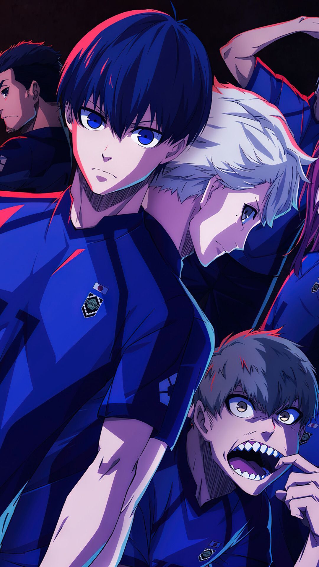 1080x1920 Blue Lock Anime Characters 4K Wallpaper