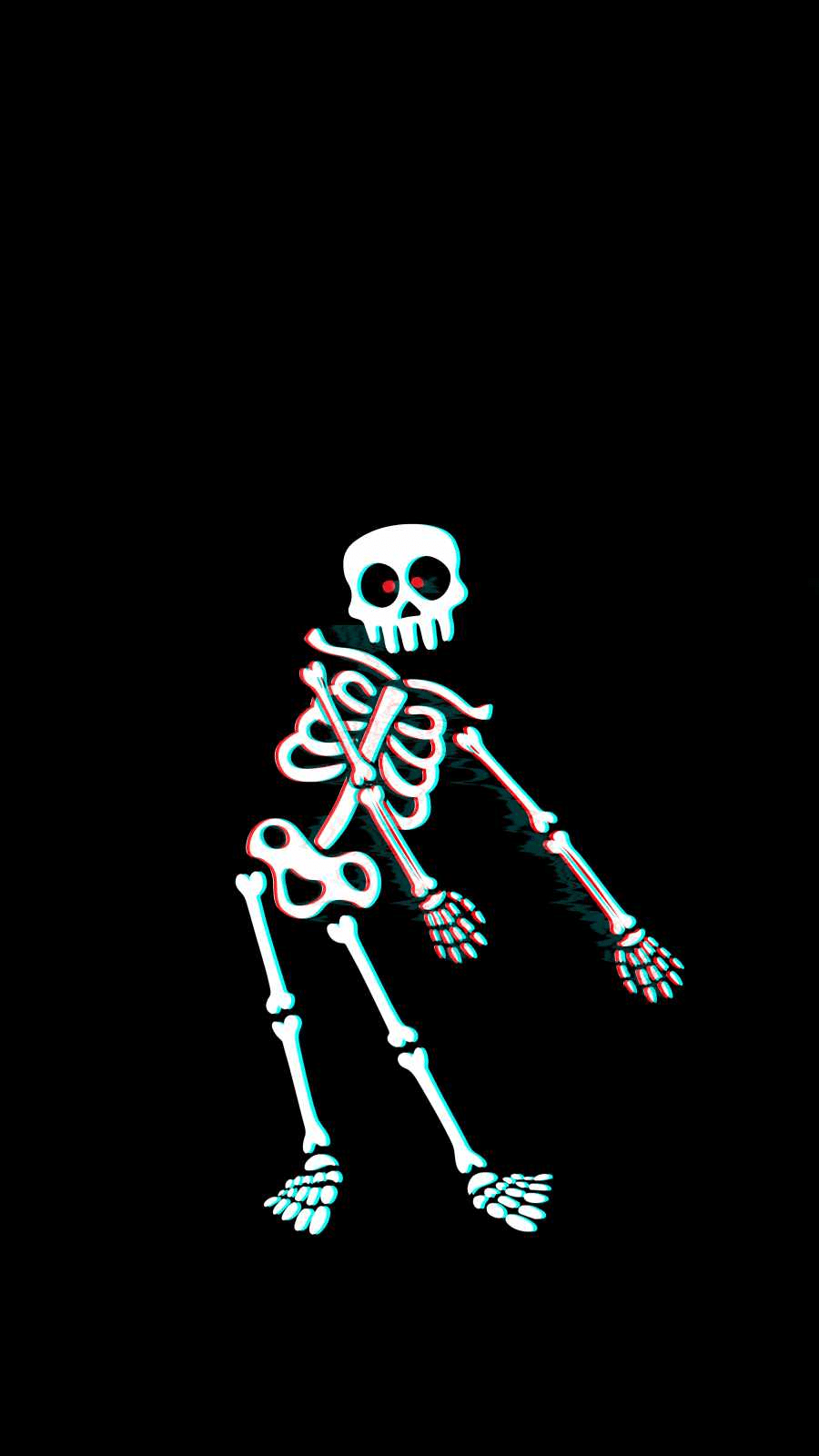 900x1600 Dancing Skeleton iPhone Wallpaper