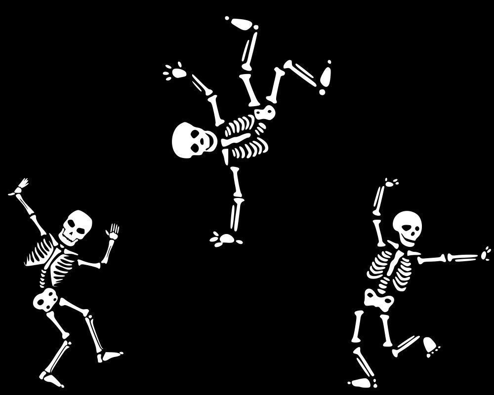 1000x800 Dancing Skeleton Svg Bundle