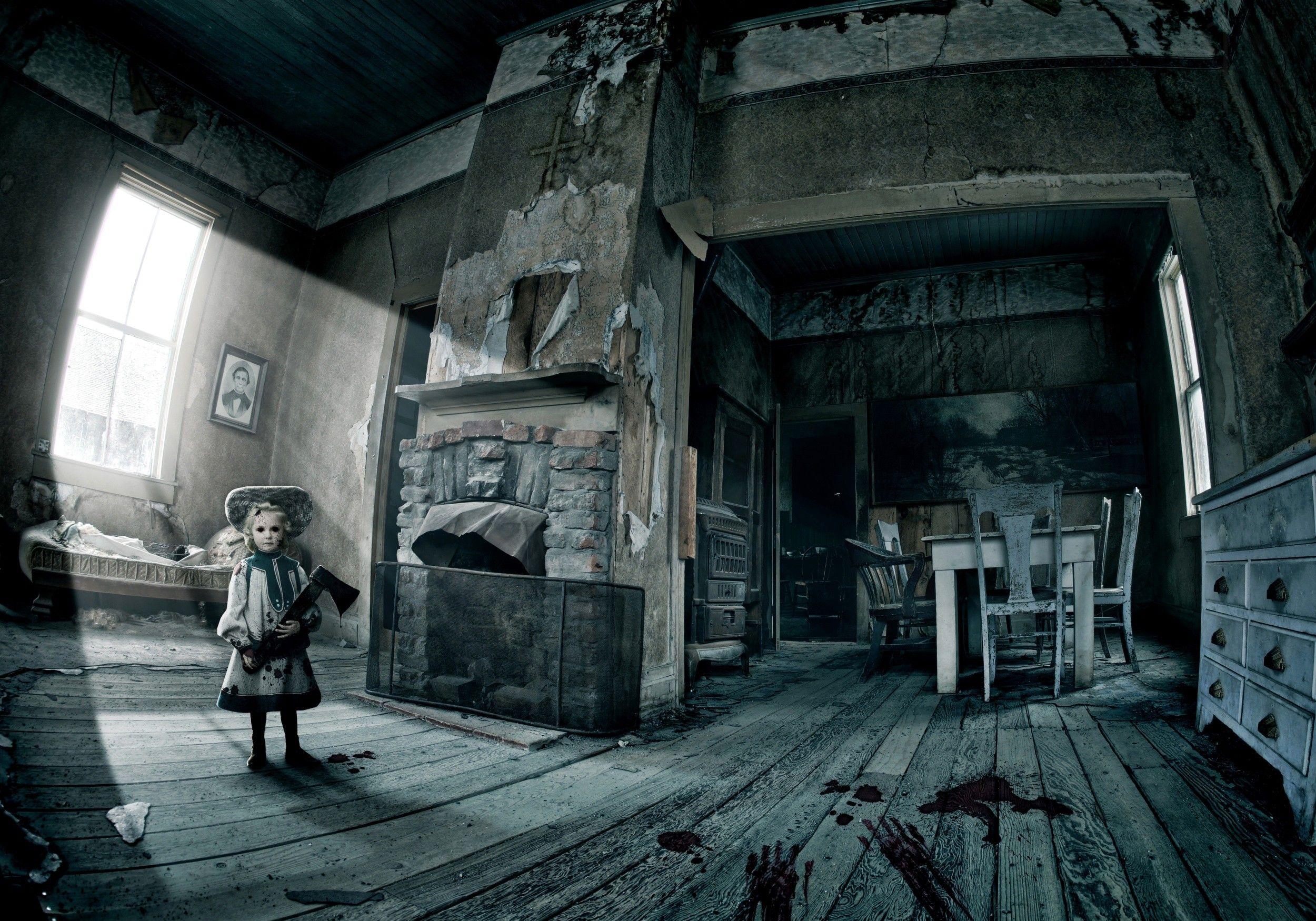 2500x1750 Haunted House Wallpaper 4K (2500x1750 px). Wallperio.com™