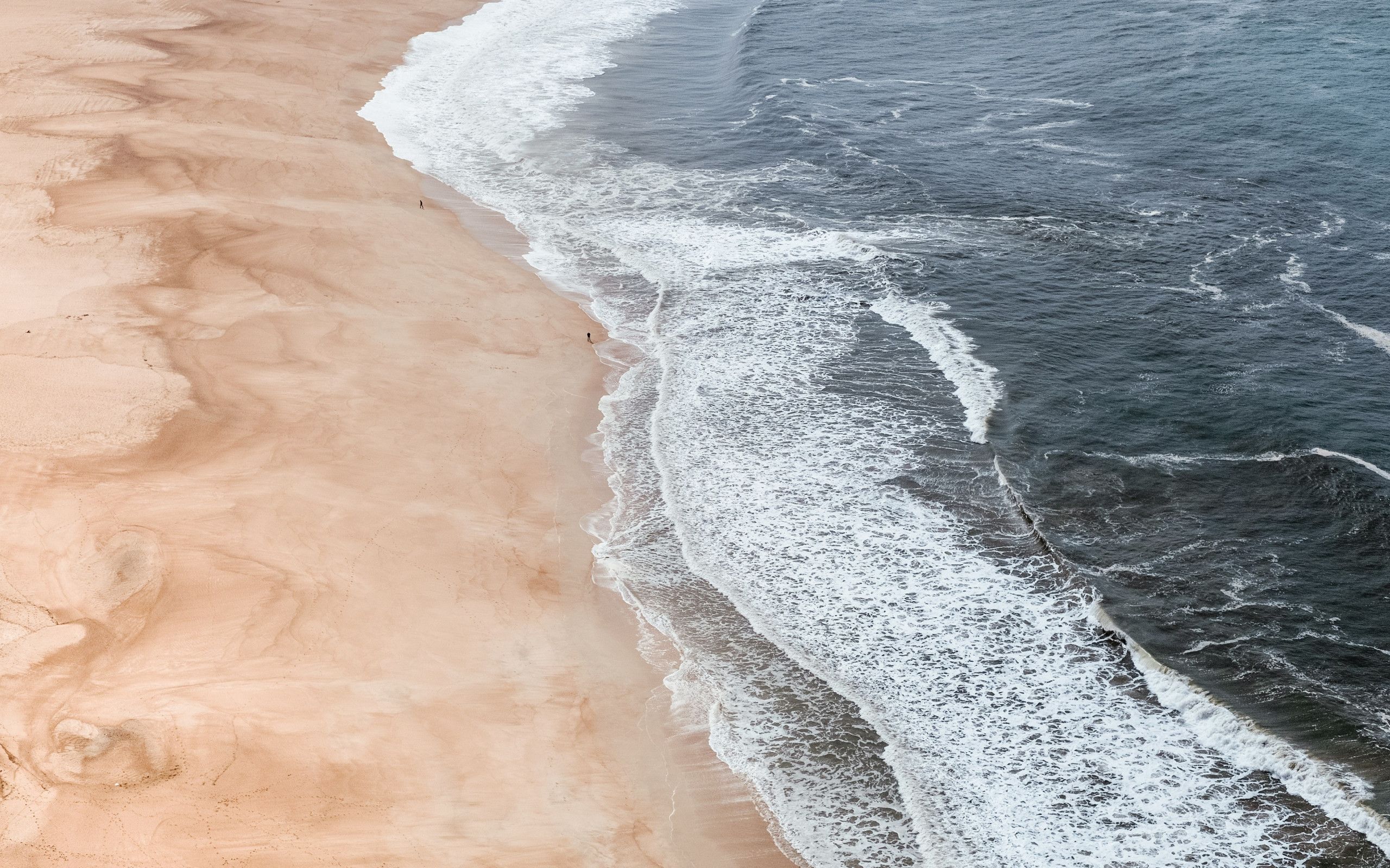 2560x1600 photo with Nazare beach, Portugal 2560x1600