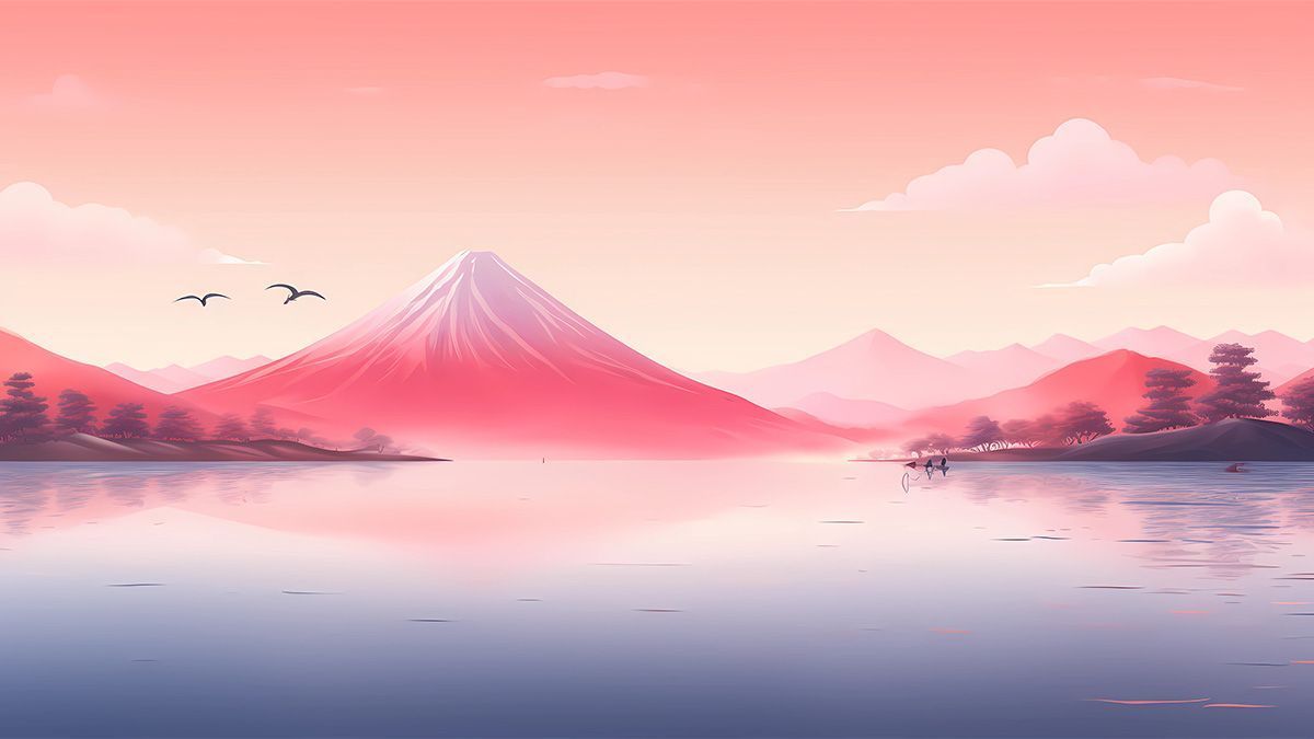 1200x675 Elegant Mount Fuji Scenery Wallpaper