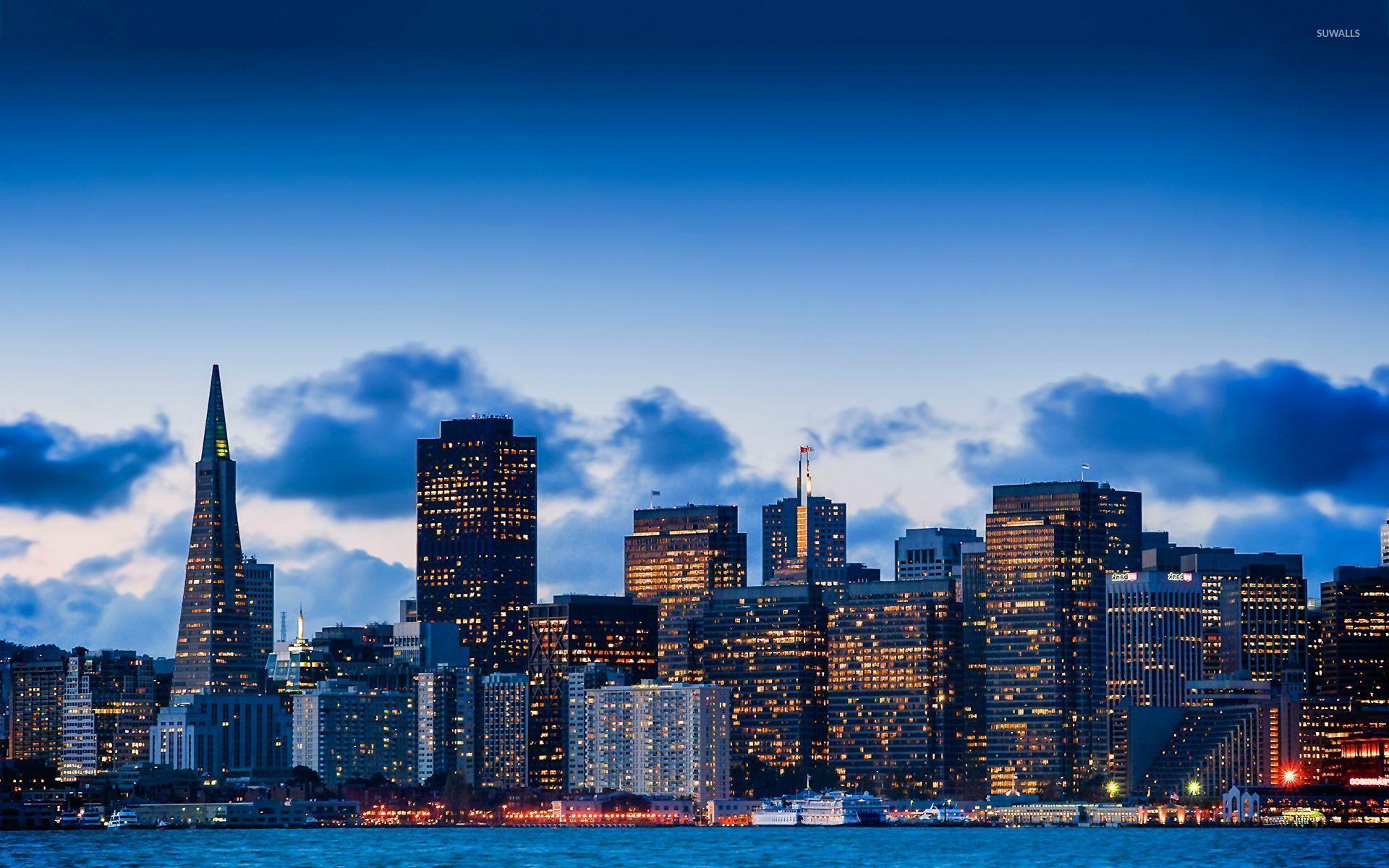 San Francisco Skyline Wallpapers - Top Free San Francisco Skyline  Backgrounds - WallpaperAccess