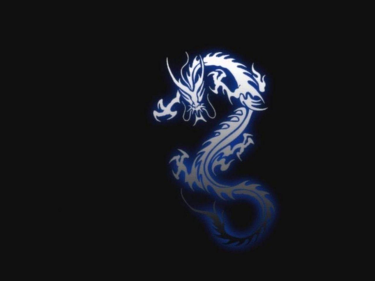 1280x960 Blue dragon wallpaper