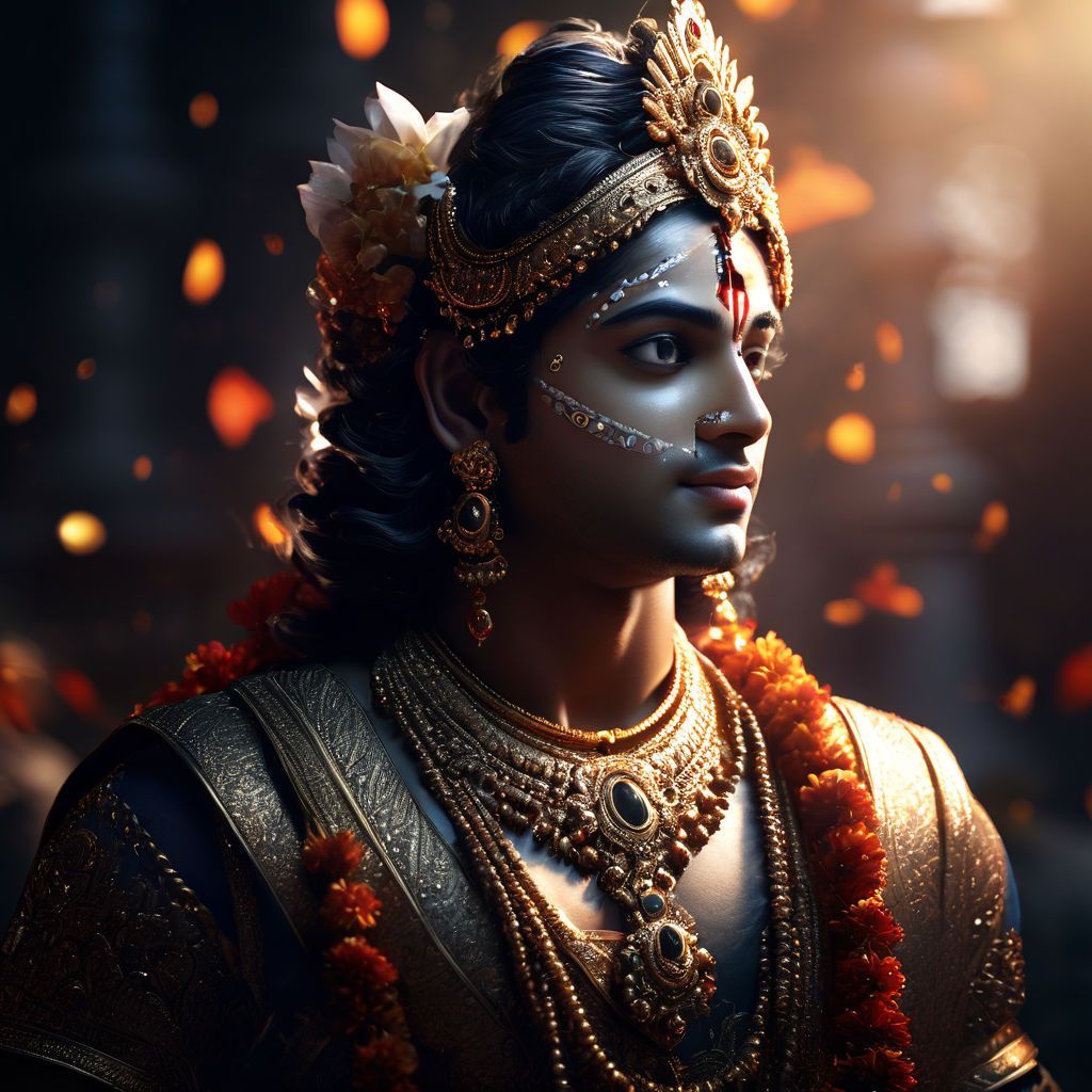 1024x1024 3D krishna