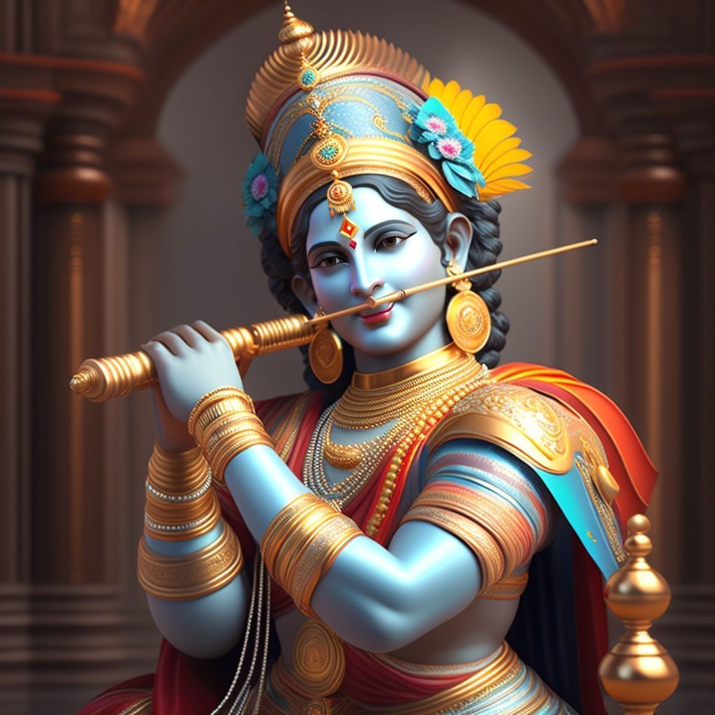 1024x1024 Lexica god krishna, 8k ultra