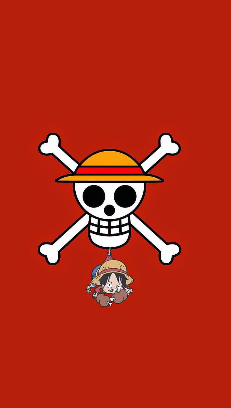 800x1410 One piece, logo, straw hat, pirates