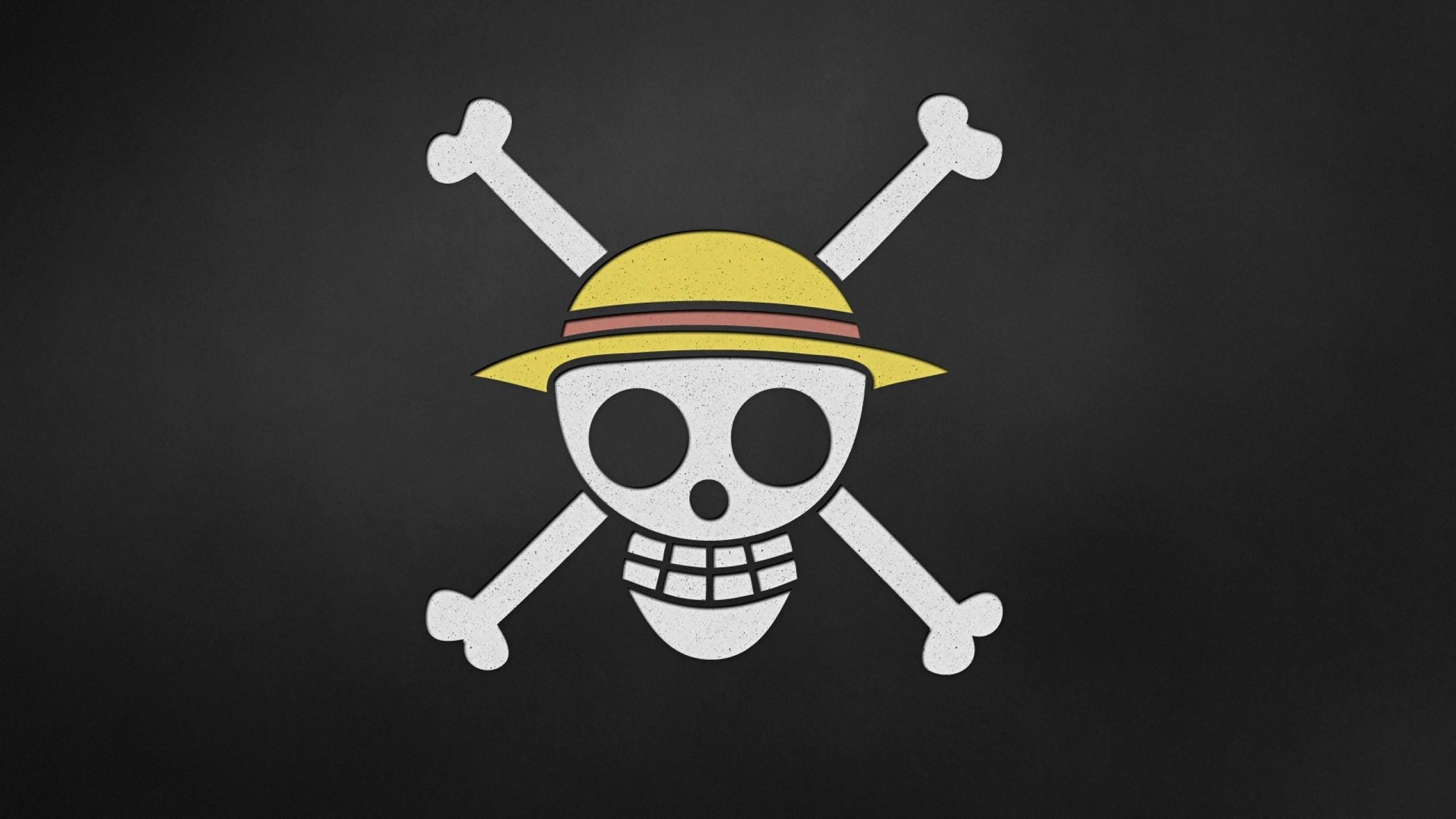 2560x1440 One Piece Skull Logo Anime Wallpaper 2k