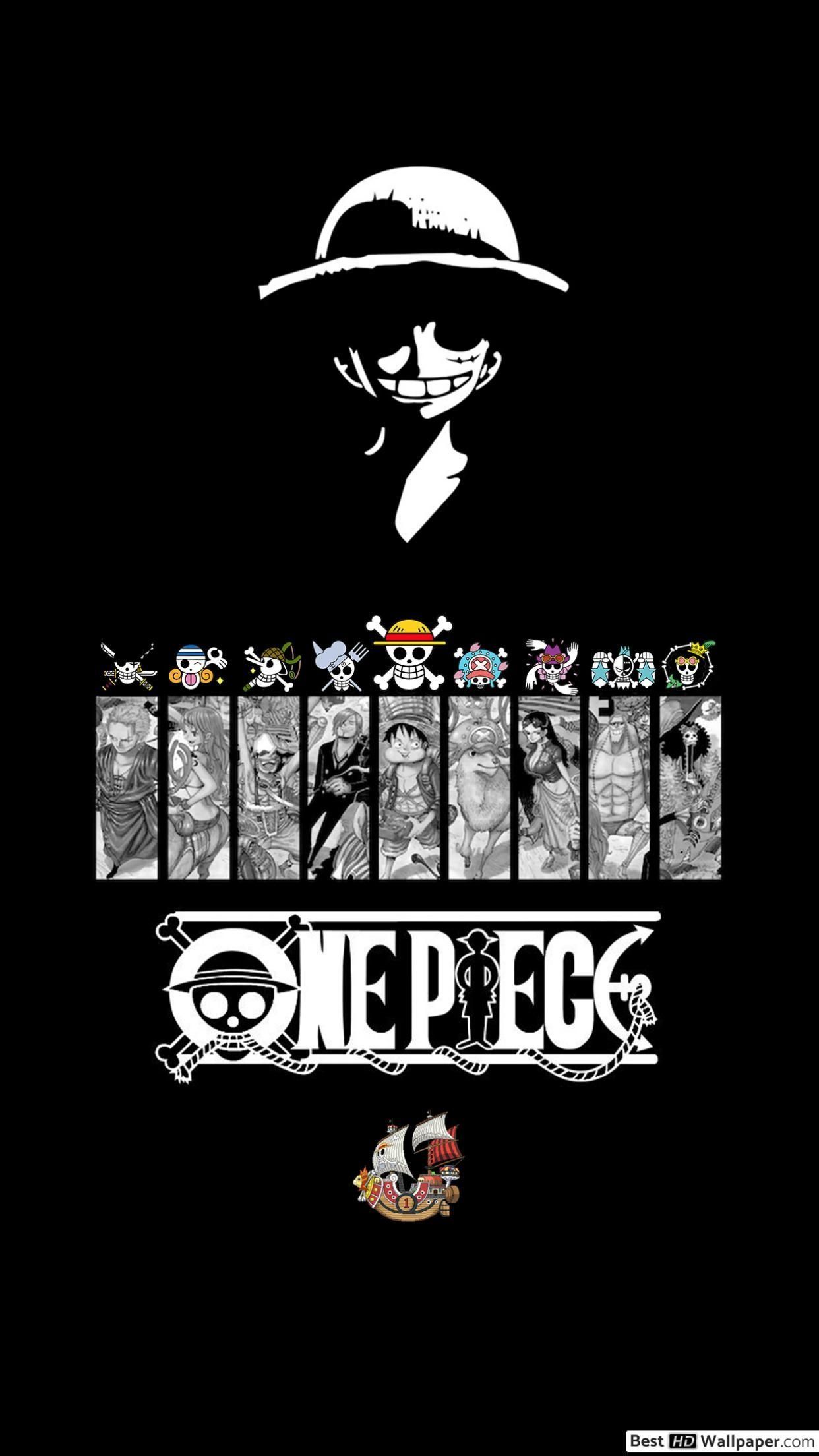 1242x2208 One Piece Dark Wallpaper