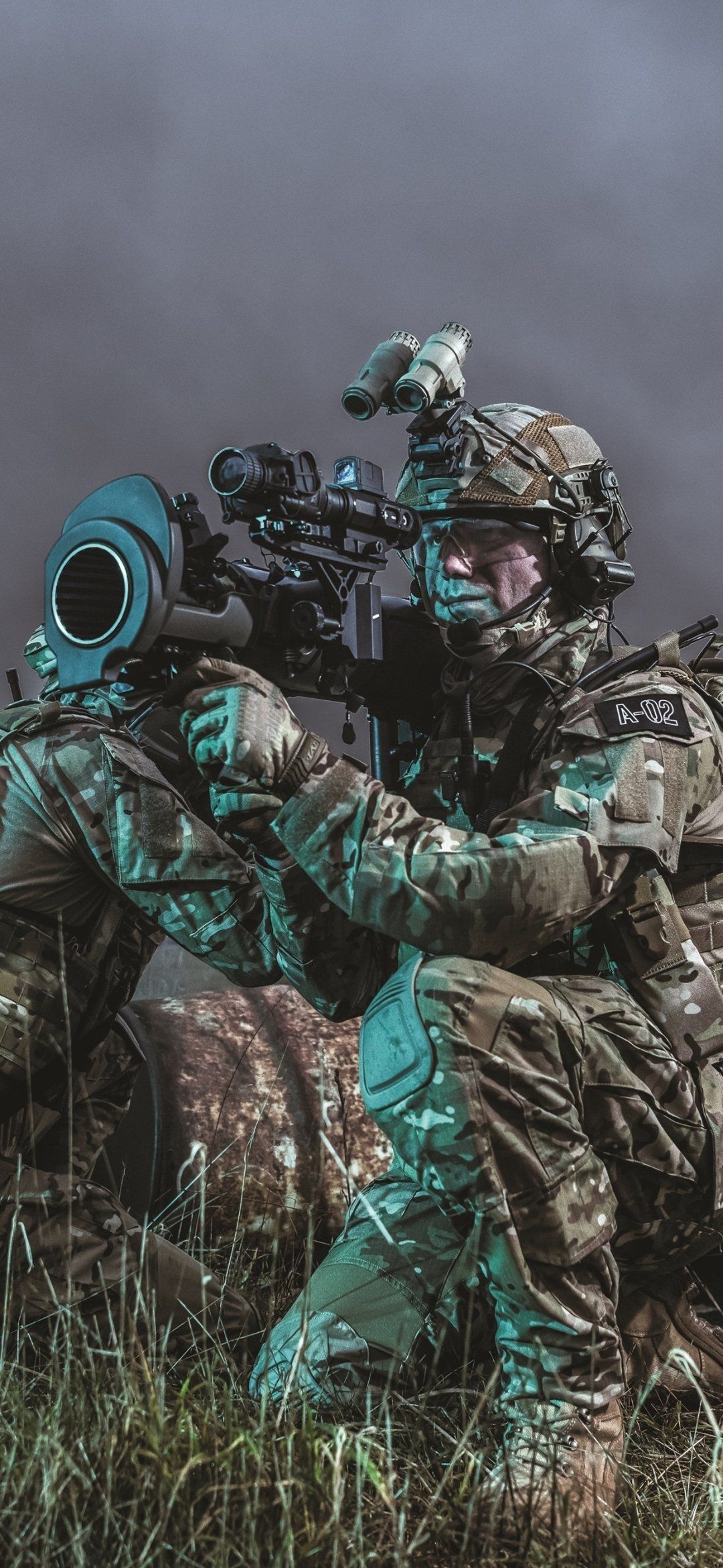 1080x2340 Military Soldier Phone Wallpaper
