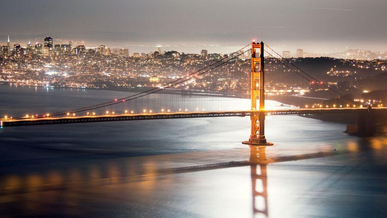 Kiến trúc 1244x700 Cầu Cổng Vàng Thành phố San Francisco các thành phố đường chân trời