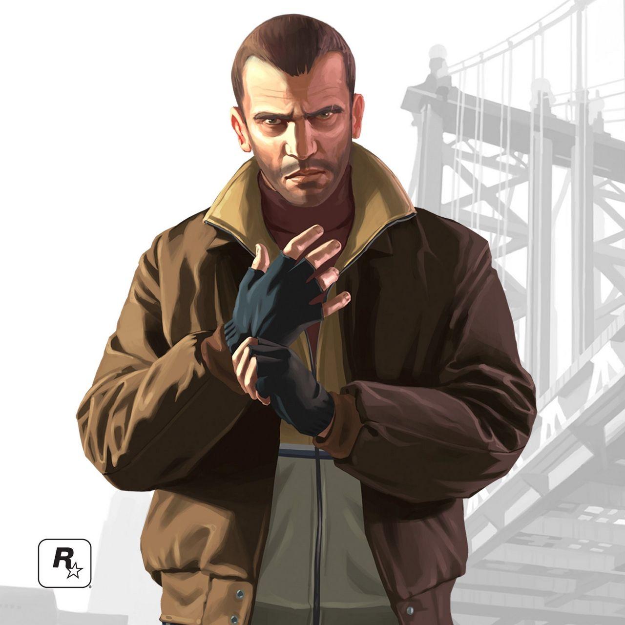 1280x1280 Download wallpaper 1280x1280 niko bellic, gta grand theft