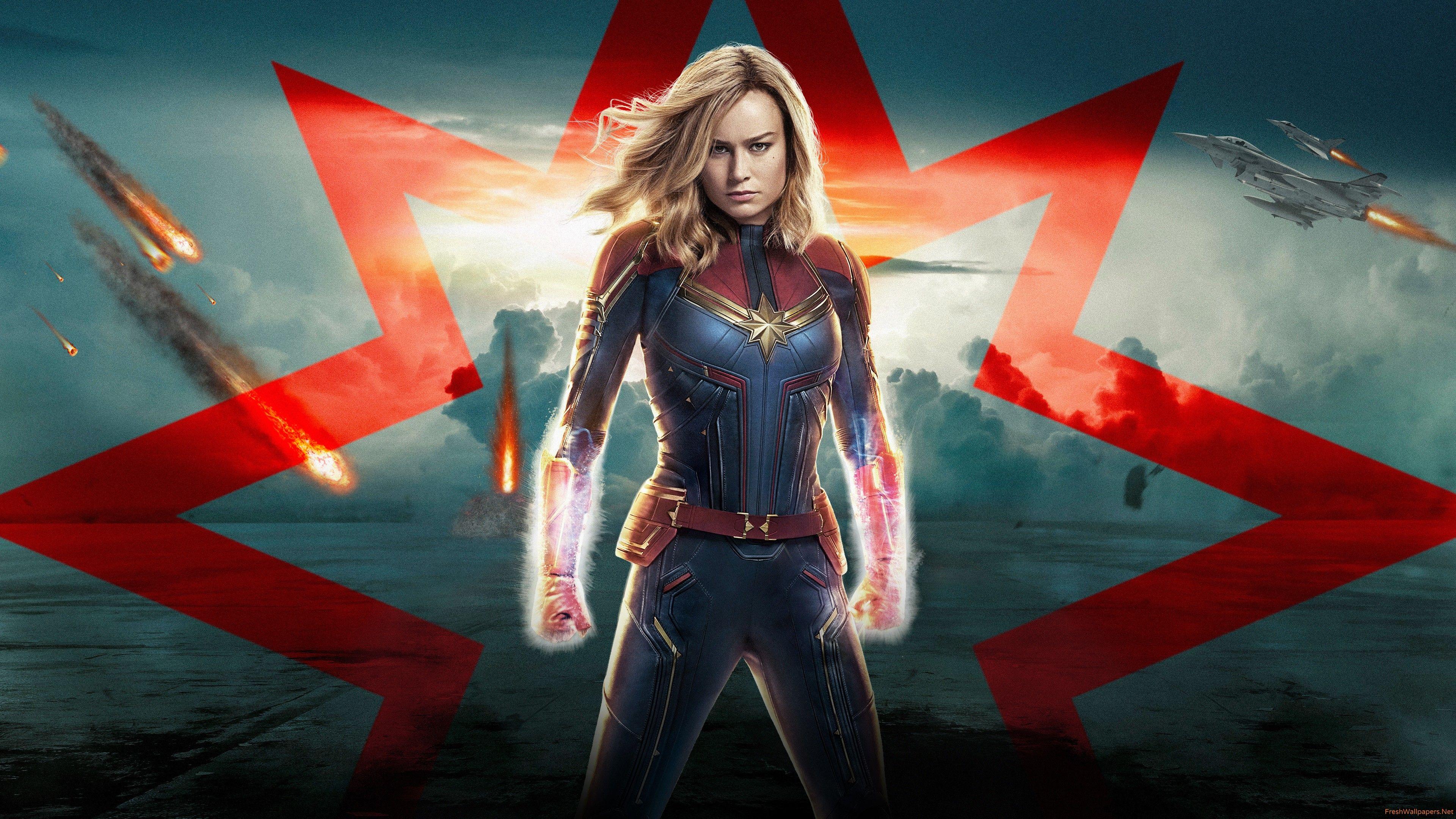 3840x2160 Captain Marvel 4k 2019 Poster wallpaper