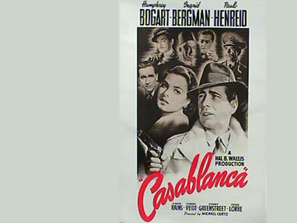 1024x768 Casablanca posters wallpaper