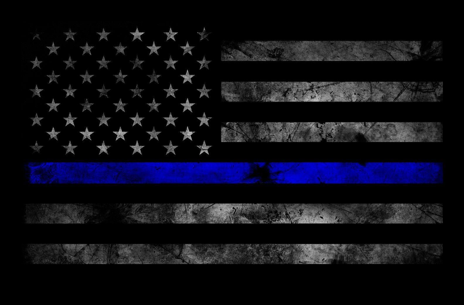 thin blue line iphone wallpaper