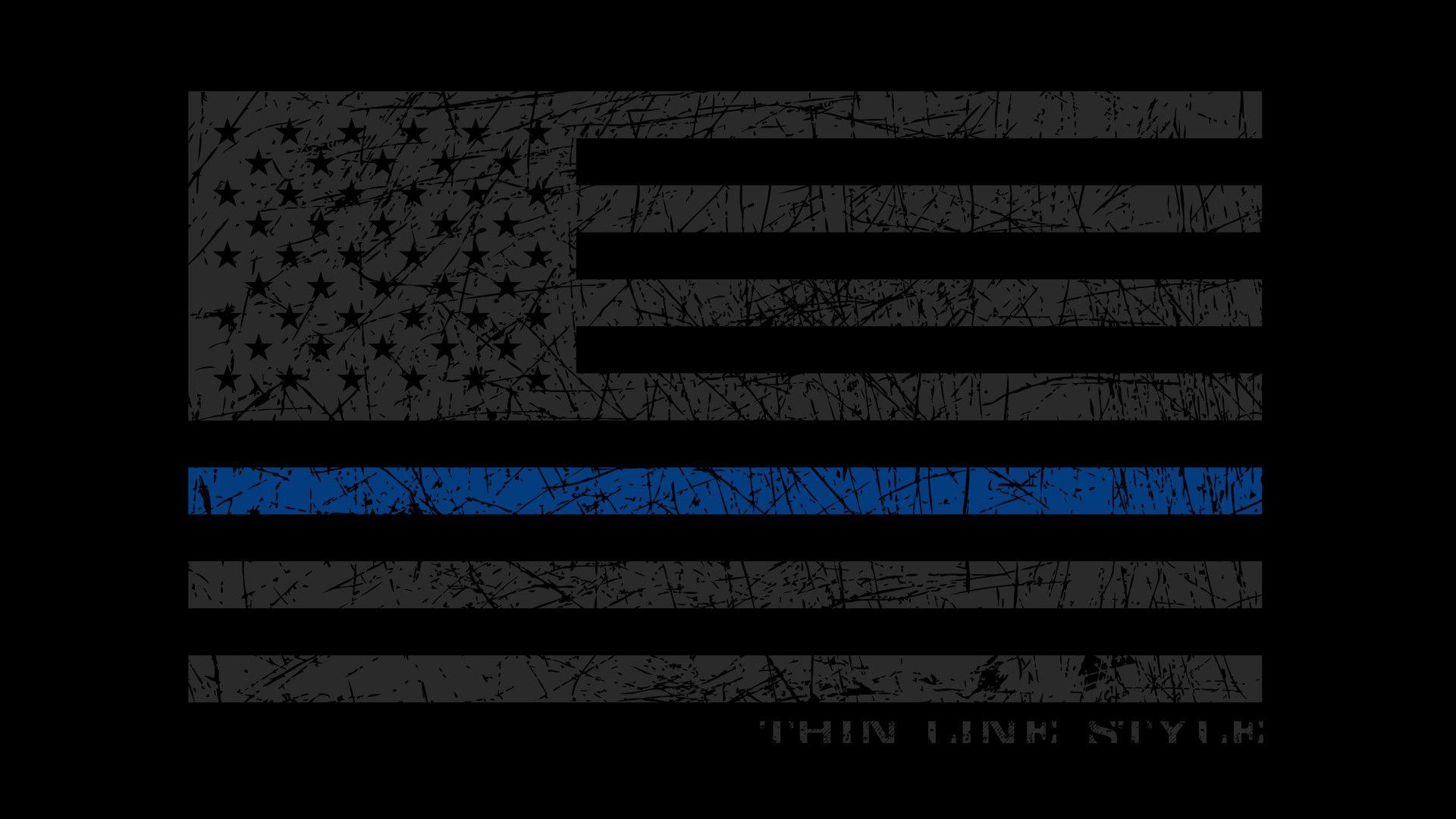 Thin Blue Line Wallpapers - Top Free Thin Blue Line Backgrounds ...