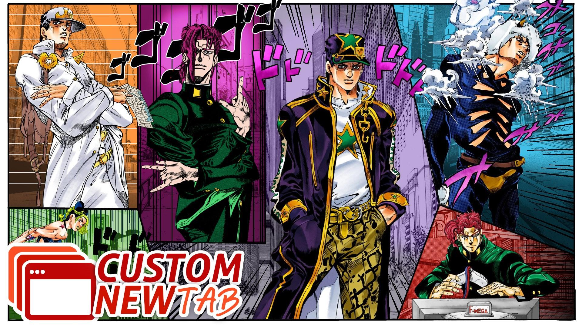 1920x1080 JoJo's Bizarre Adventure Wallpaper New Tab