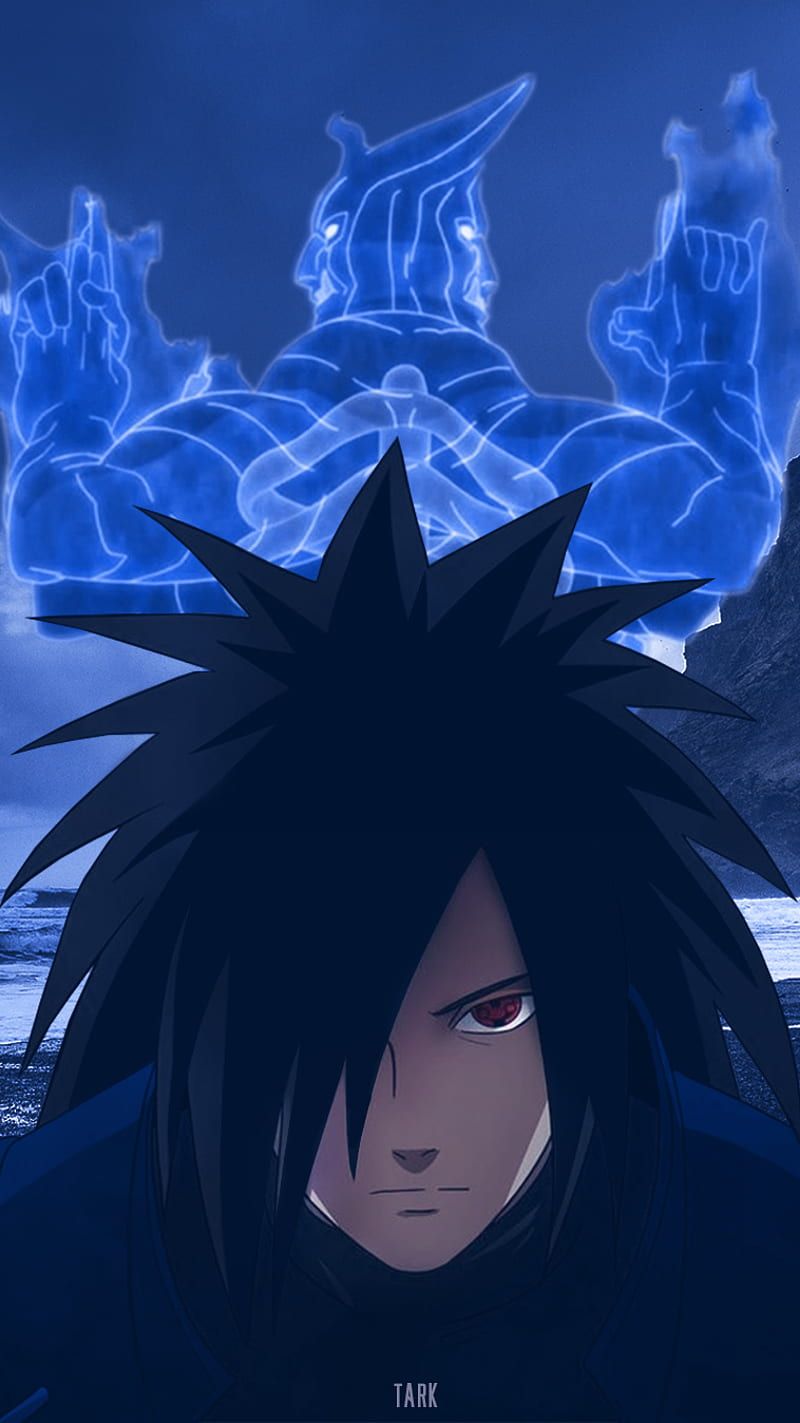 800x1423 Madara x Susanoo, fight, konoha, landscape, madara, naruto, susanoo, HD phone wallpaper