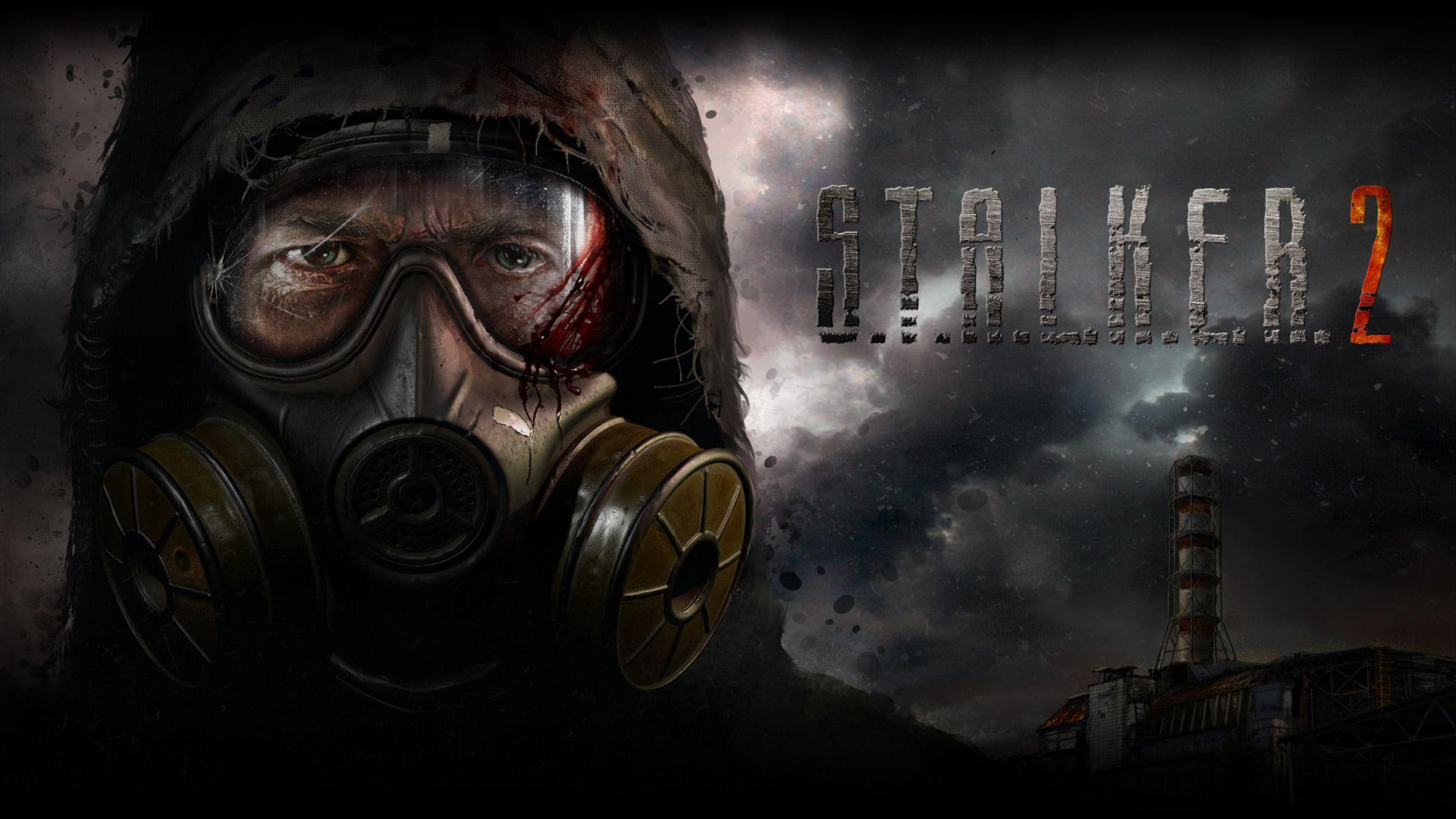 1920x1080 Stalker in gasmask. Wallpaper from S.T.A.L.K.E.R. 2