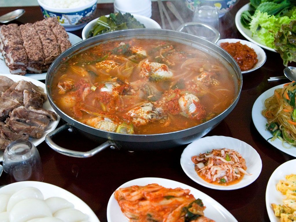 1024x768 Food in Korea