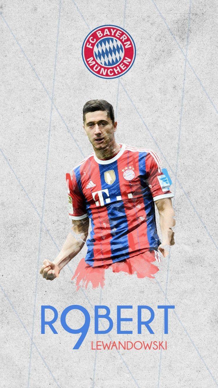 750x1334 Robert Lewandowski Phone Wallpaper!