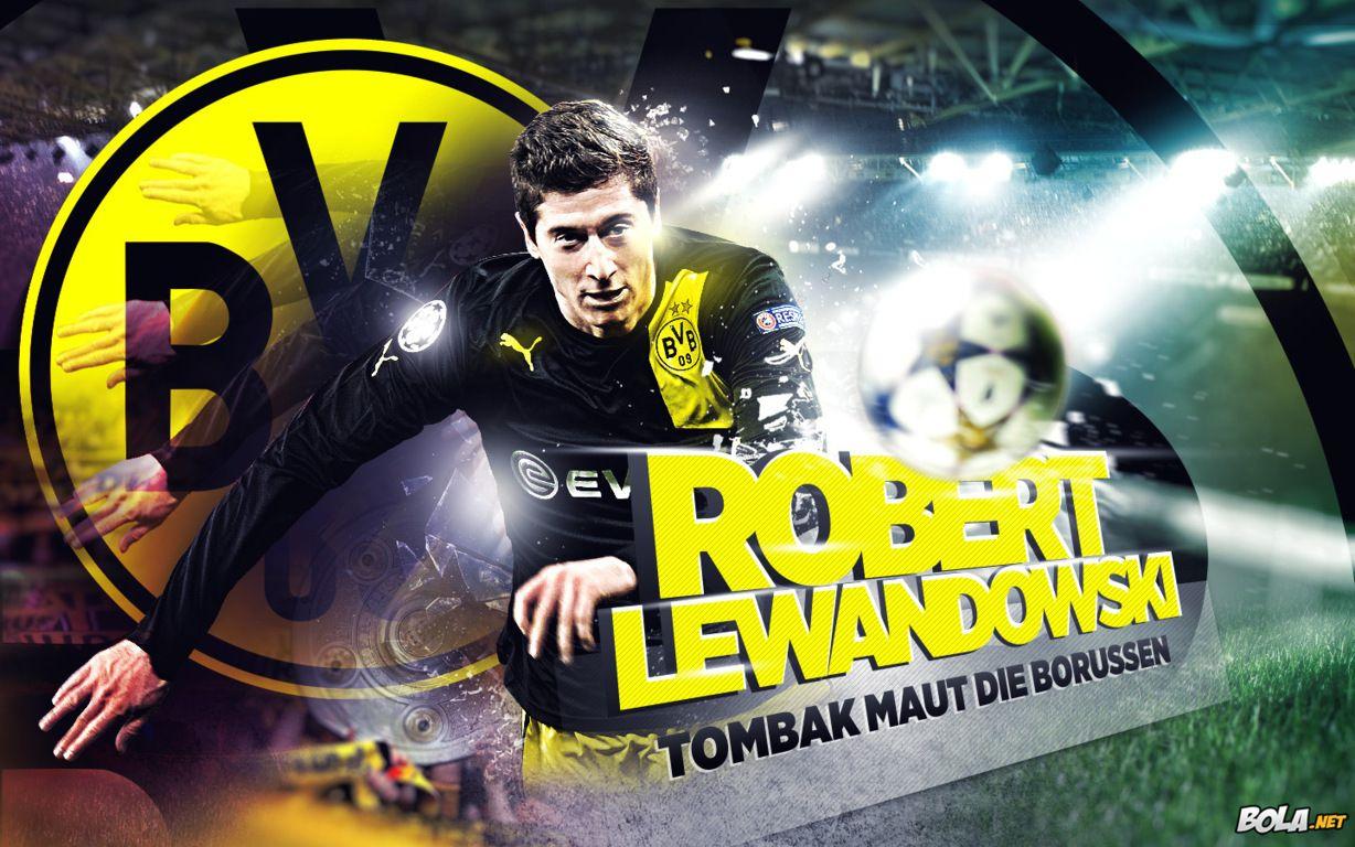 1228x768 Robert Lewandowski Dortmund Wallpaper HD 2013. Football