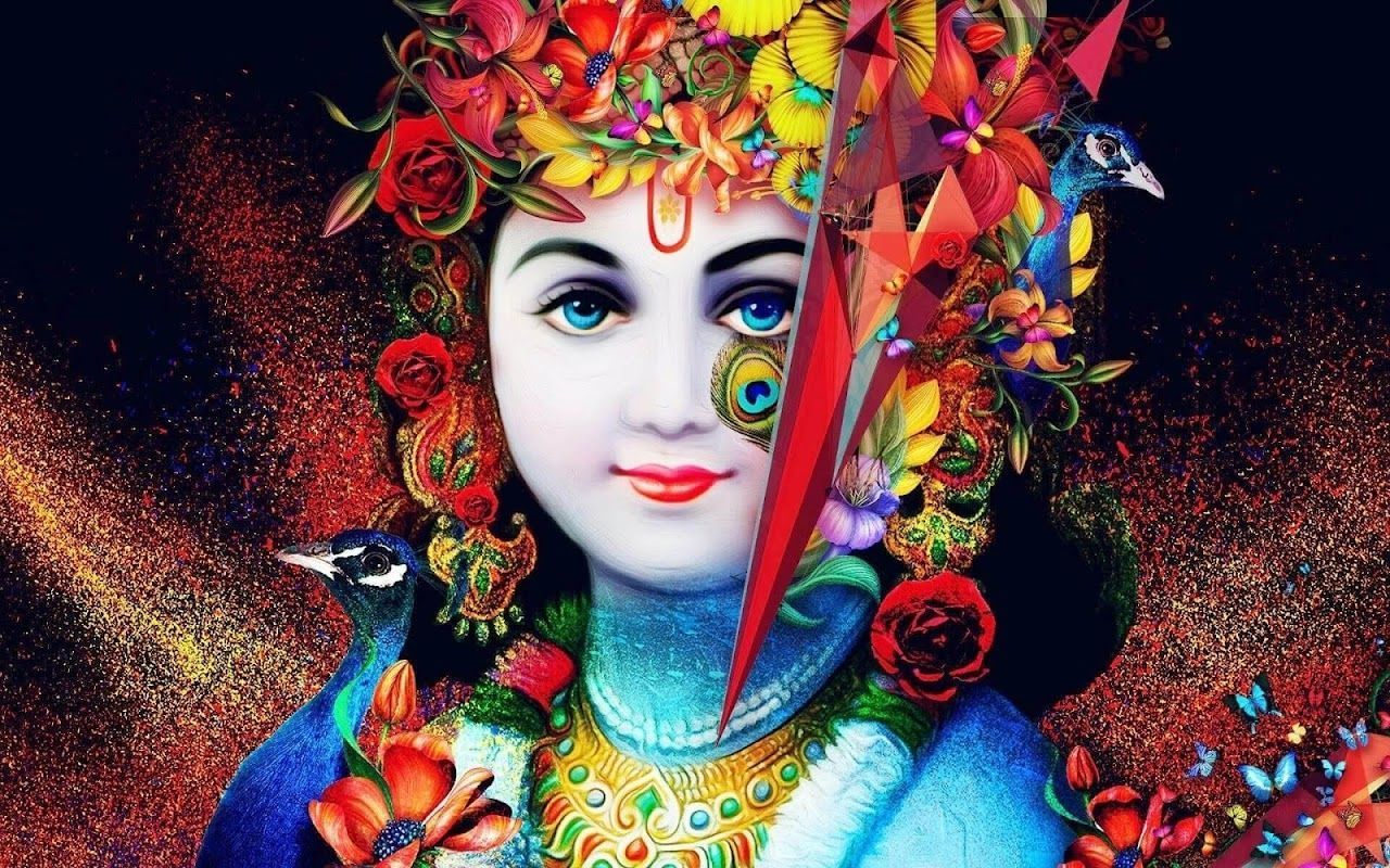 1280x800 Krishna Wallpaper (4k)