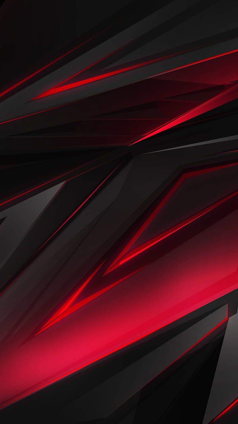 800x1422 Red Magic, abstract, background, black, nubia, red, zte, HD phone wallpaper