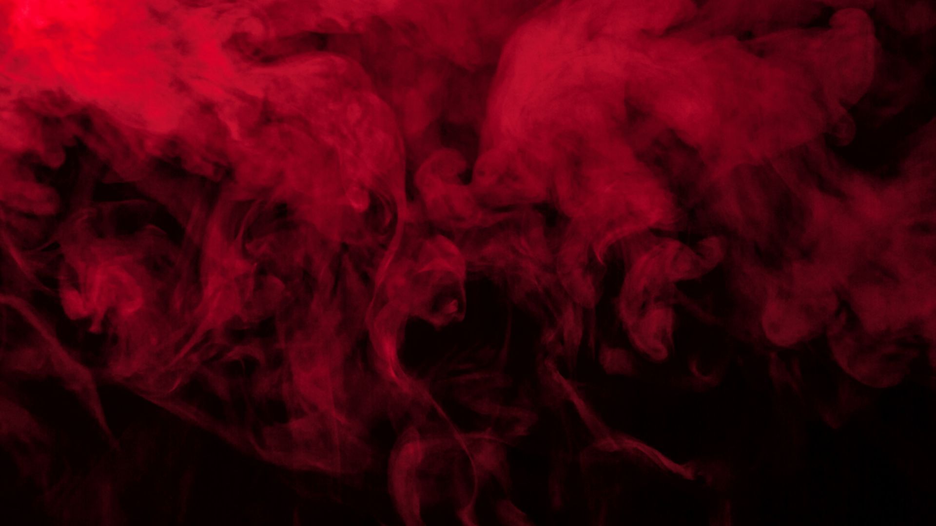 1920x1080 Red Smoke Fog Dark Background HD Black