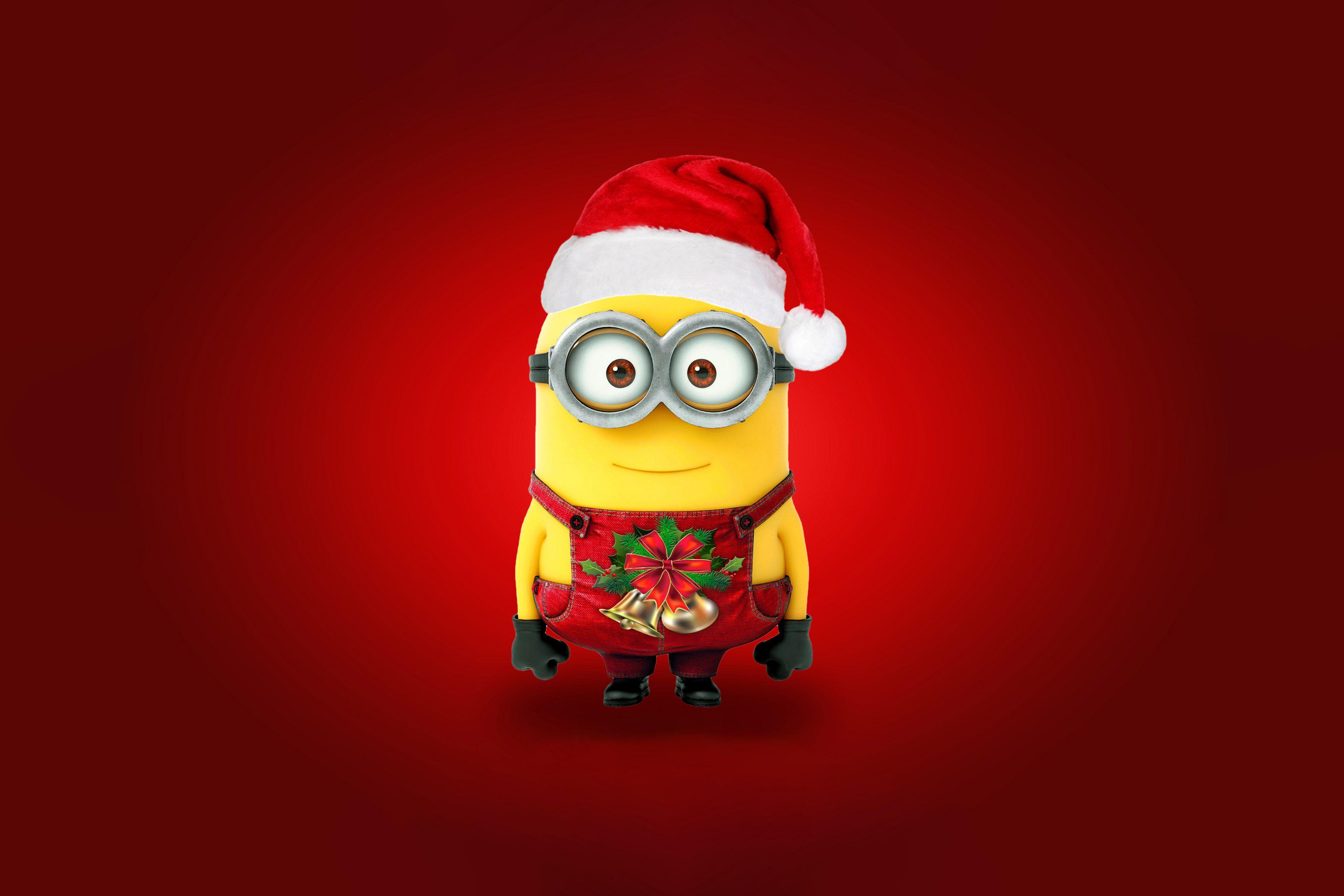 3840x2560 Christmas Minions Panasonic Ut wallpaper. Tablet