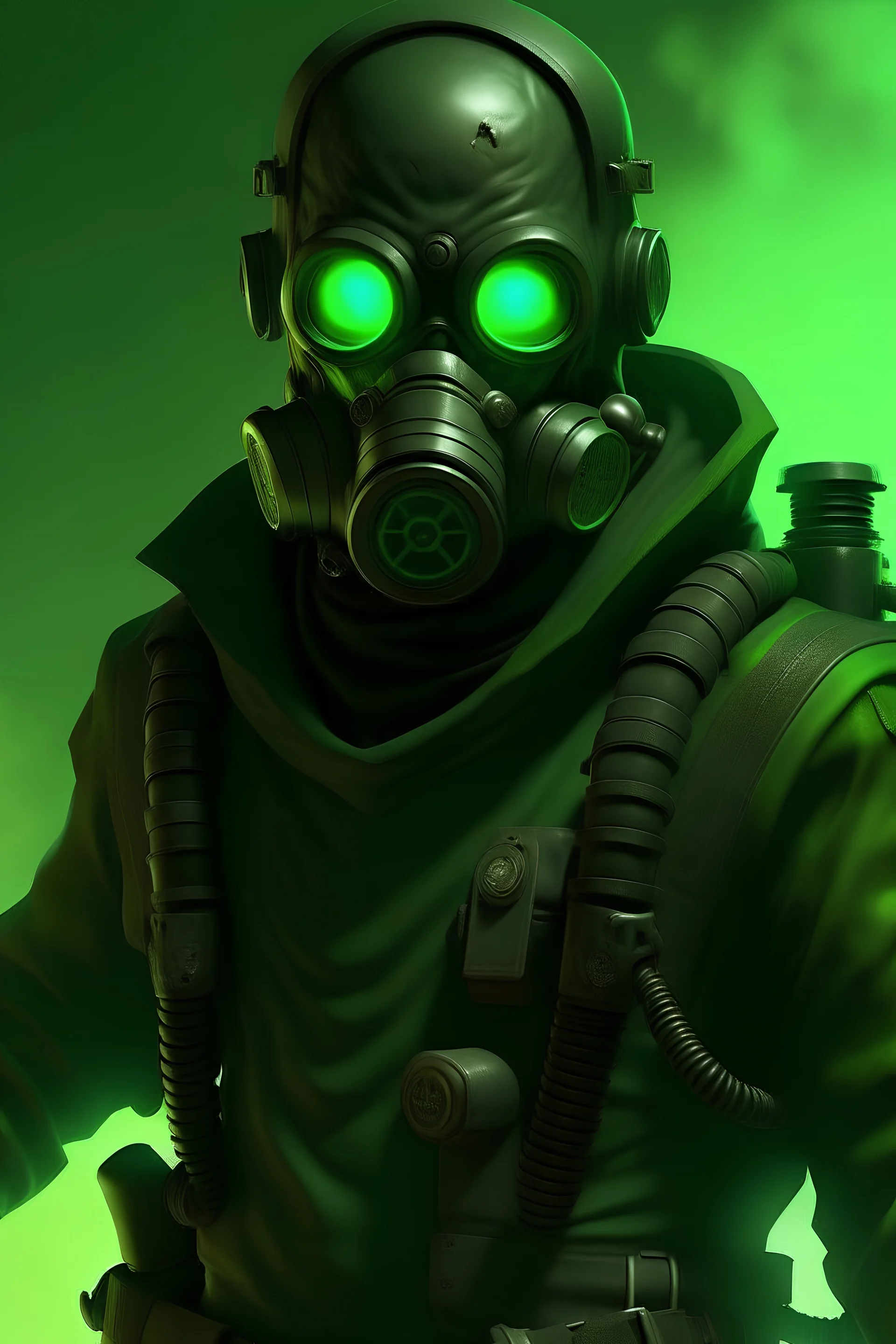1920x2880 Sick looking villain wearing a gas ma