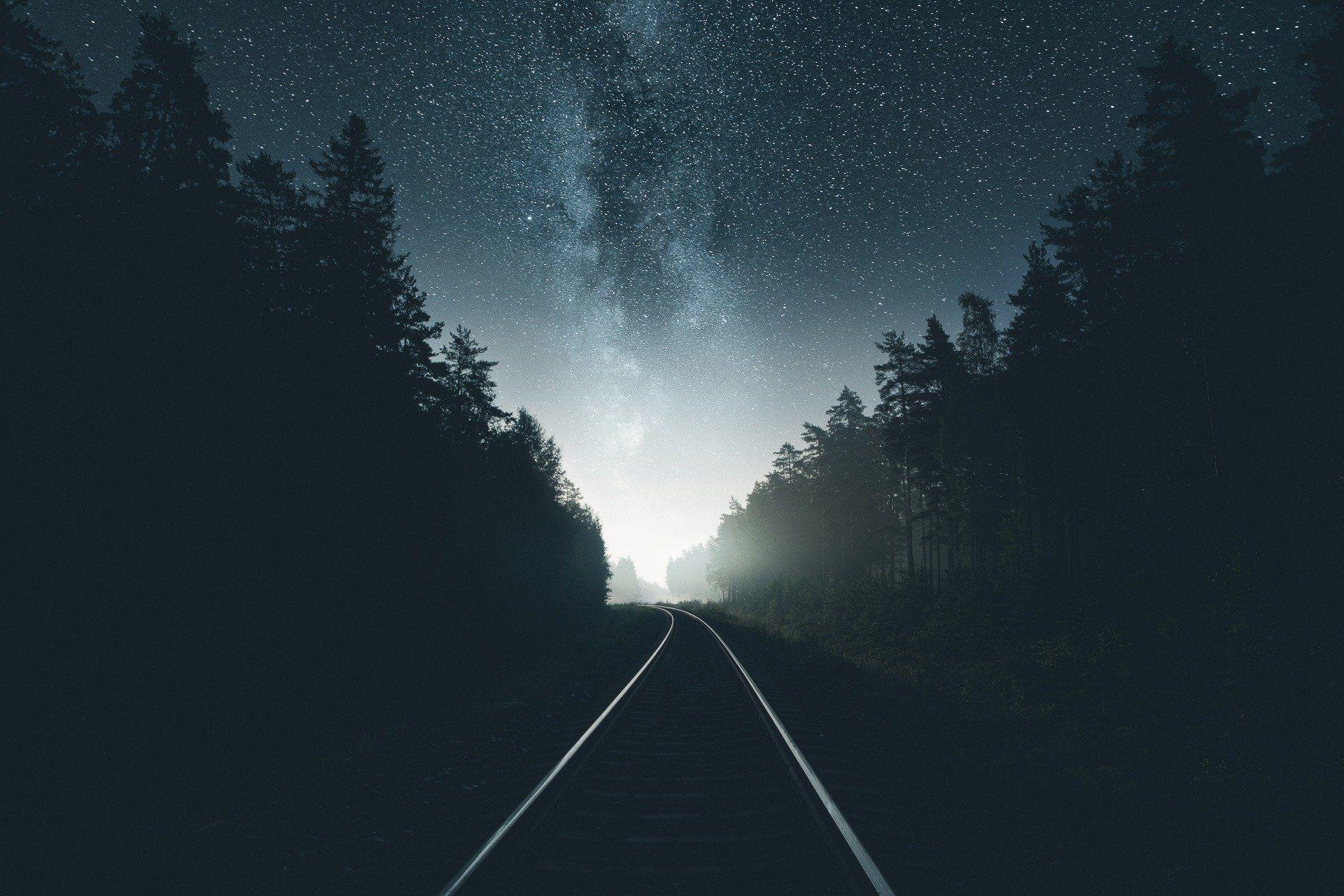 Dark Night Sky Aesthetic Background Hd