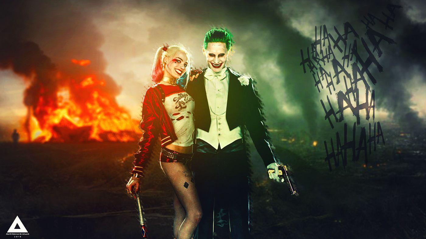 1400x788 The Joker & Harley Quinn (4K Wallpaper)