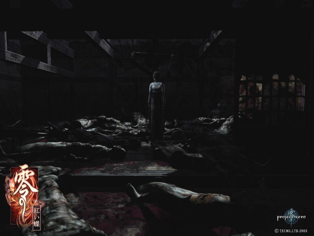 1024x768 Fatal Frame II: Crimson Butterfly (2003) promotional art