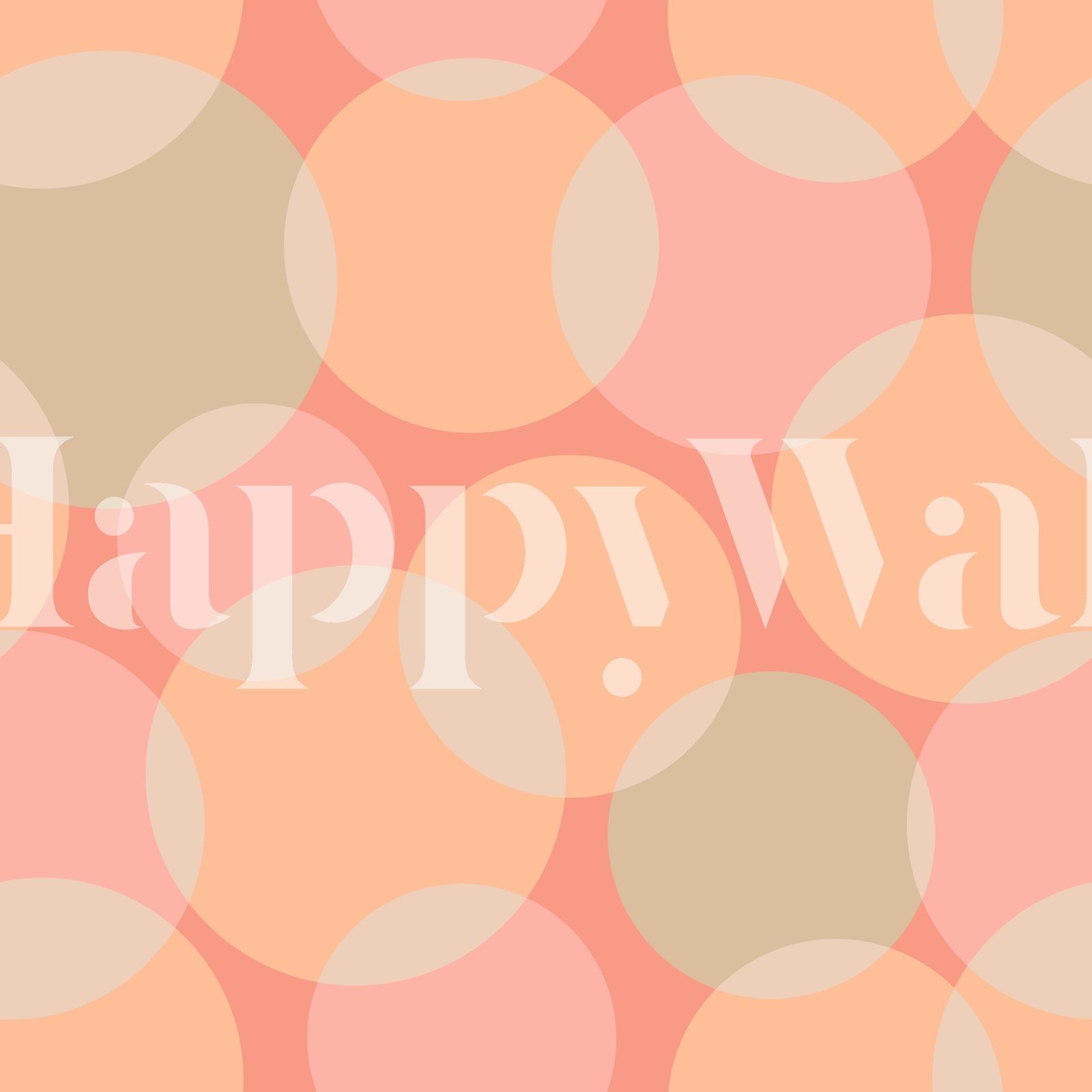 1600x1600 MidMod Abstract Peach Fuzz Wallpaper