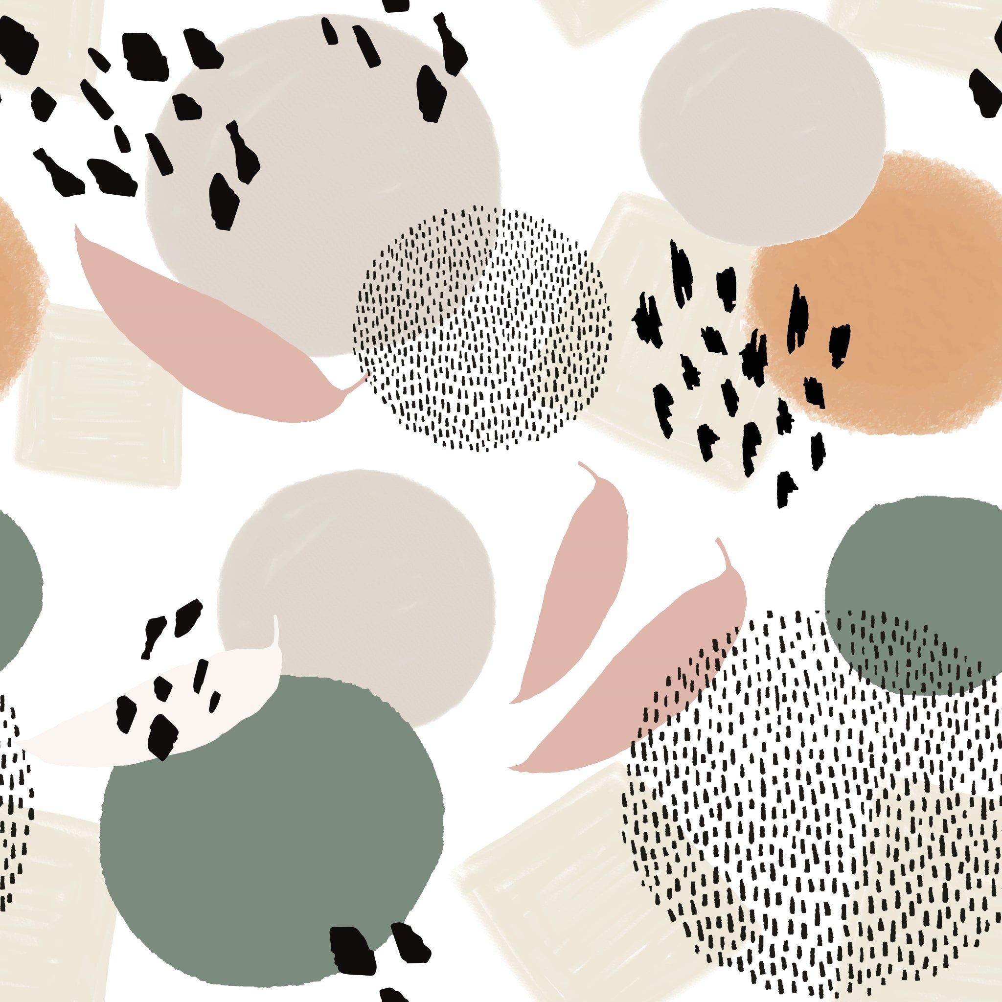 2048x2048 Boho Inspired Peel And Stick Wallpaper