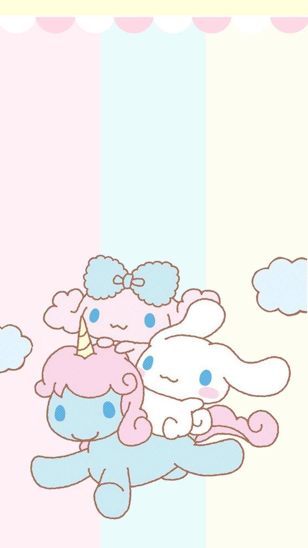1080x1920 Download Unicorn Ride Cinnamoroll&Poron