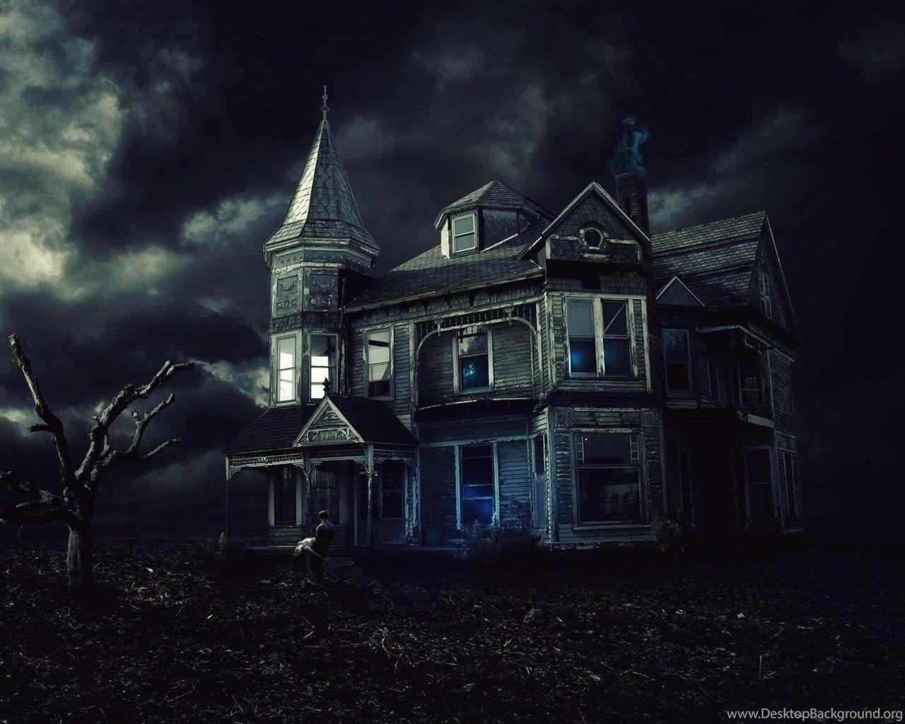 1280x1024 F.e.a.r Creepy Dark Haunted House Houses Wallpaper Desktop