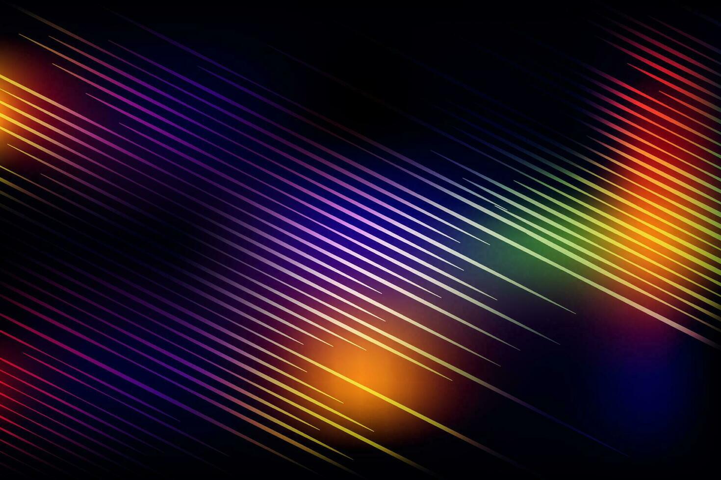 1470x980 abstract background with bright colorful lines light effect black color, blue orange red yellow wave technology wallpaper