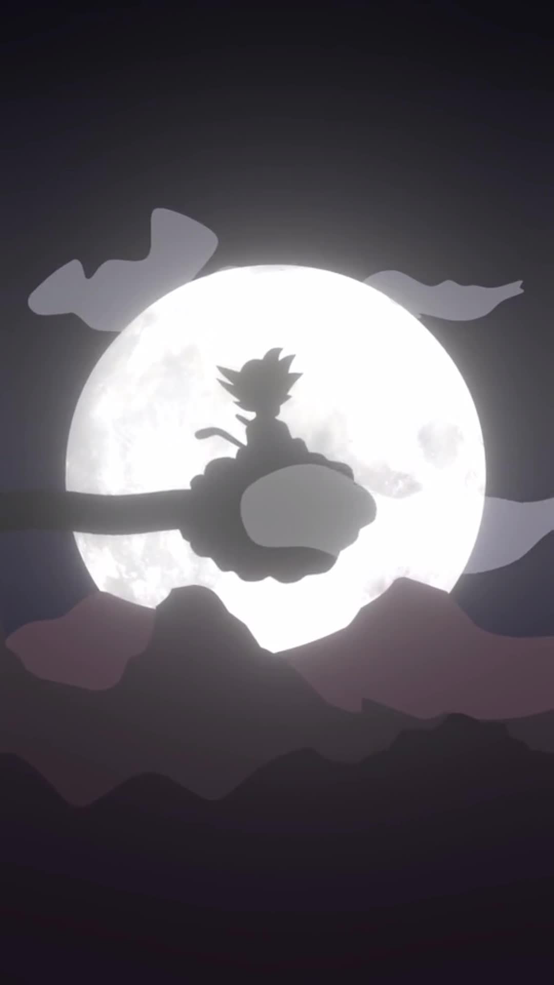 1080x1920 Android and iPhone Dragon Ball Anime Goku On Flying Nimbus Phone Live Wallpaper